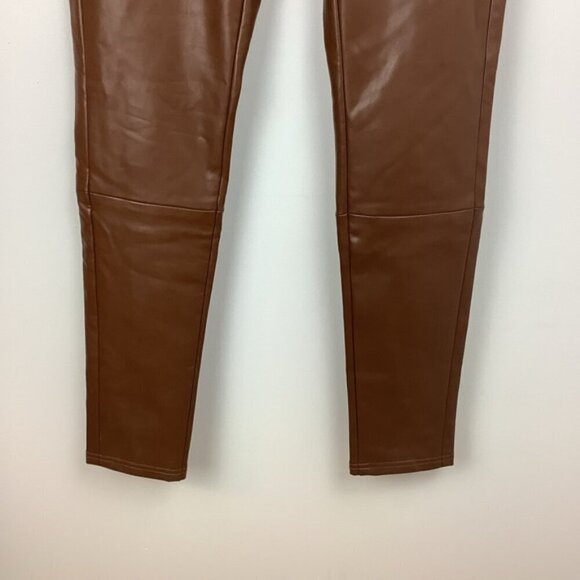7 FOR ALL MANKIND FAUX LEATHER PANTS S - Picture 7 of 11